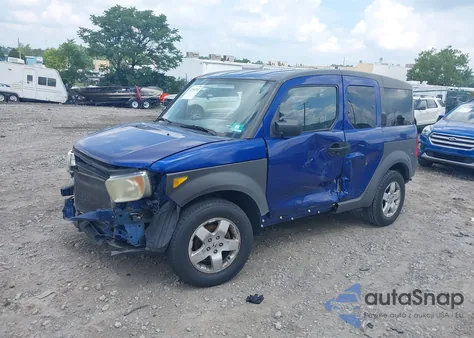 2004 Honda Element Ex from USA, damaged, VIN 5J6YH28584L022415
